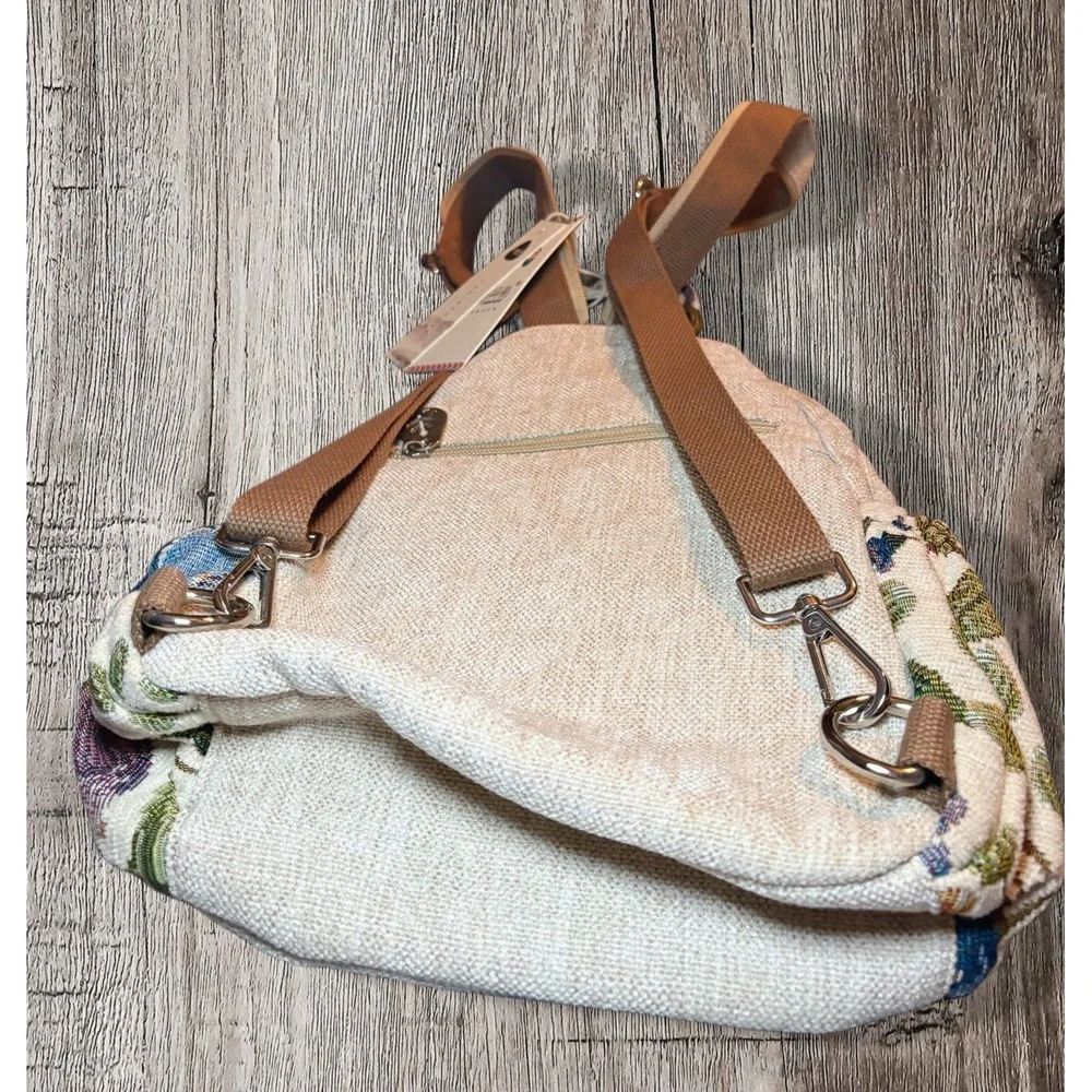 Fashion 3D Pumpkin Pattern Women Backpack National Embroidery NWT